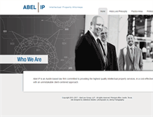 Tablet Screenshot of abel-ip.com